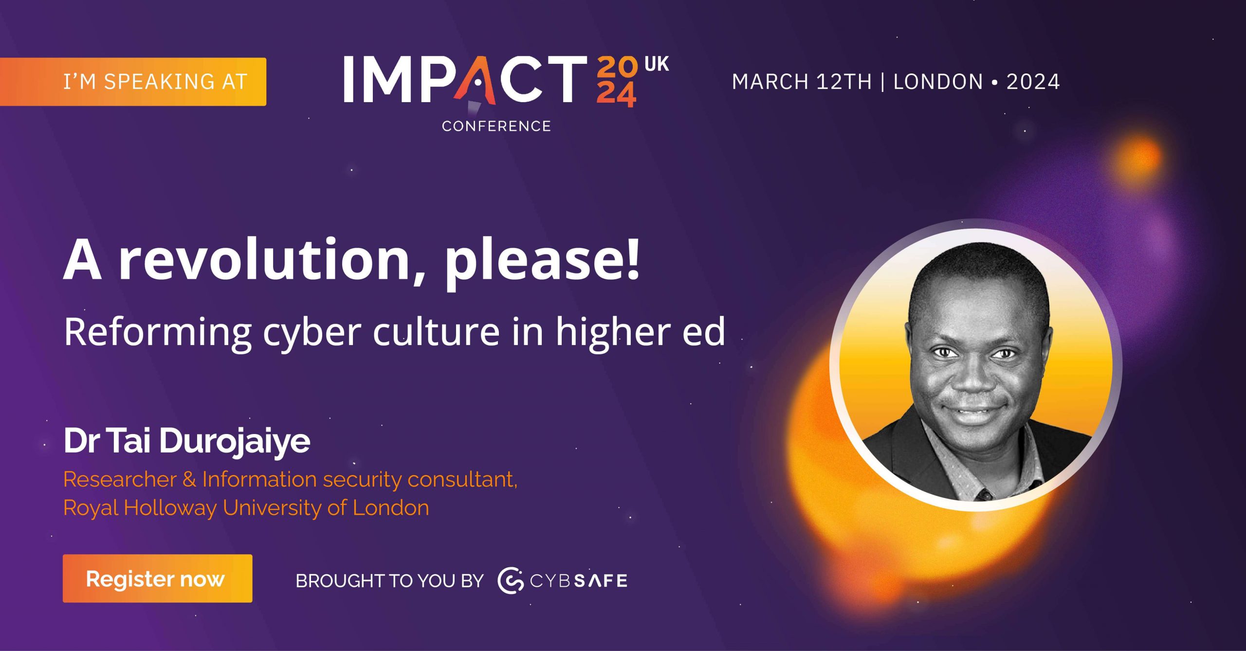 Dr Tai Durojaiye The IMPACT Conference UK 2024